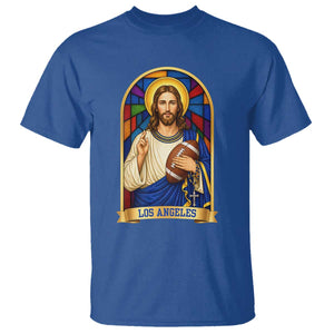 Los Angeles Jesus Game Day Faith T Shirt Christian Sports Fan Pride
