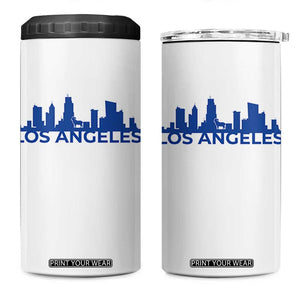 Vintage Los Angeles Skyline Ram Fan 4 in 1 Can Cooler Tumbler Football Lover Gift
