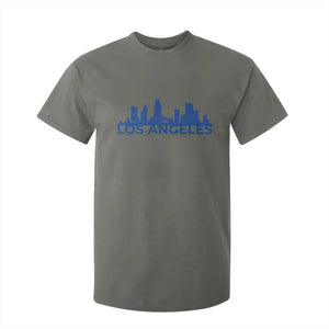 Vintage Los Angeles Skyline Ram Fan T Shirt For Kid Football Lover Gift