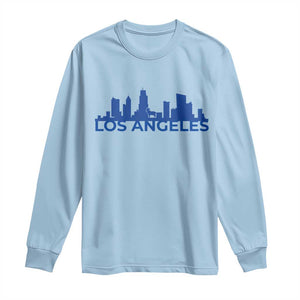 Vintage Los Angeles Skyline Ram Fan Long Sleeve Shirt Football Lover Gift