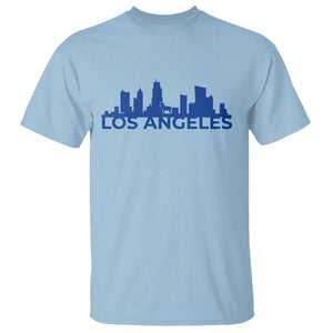 Vintage Los Angeles Skyline Ram Fan T Shirt Football Lover Gift