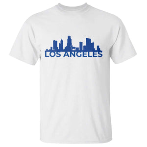 Vintage Los Angeles Skyline Ram Fan T Shirt Football Lover Gift
