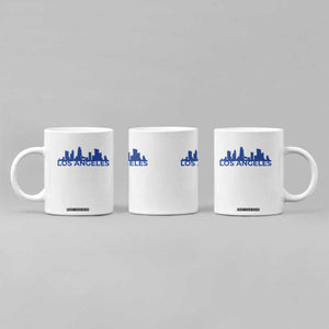 Vintage Los Angeles Skyline Ram Fan Coffee Mug Football Lover Gift