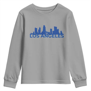 Vintage Los Angeles Skyline Ram Fan Youth Sweatshirt Football Lover Gift