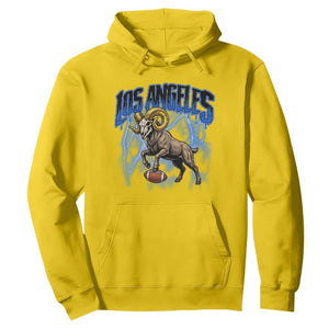 Gothic Lightning Ram Skull Hoodie Game Day Sports Fan Gift