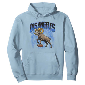 Gothic Lightning Ram Skull Hoodie Game Day Sports Fan Gift