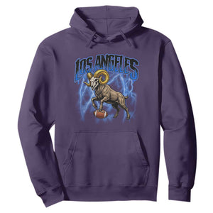 Gothic Lightning Ram Skull Hoodie Game Day Sports Fan Gift