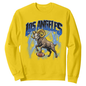 Gothic Lightning Ram Skull Sweatshirt Game Day Sports Fan Gift