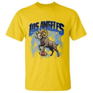 Gothic Lightning Ram Skull T Shirt Game Day Sports Fan Gift