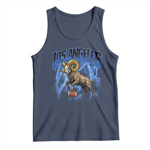 Gothic Lightning Ram Skull Tank Top Game Day Sports Fan Gift