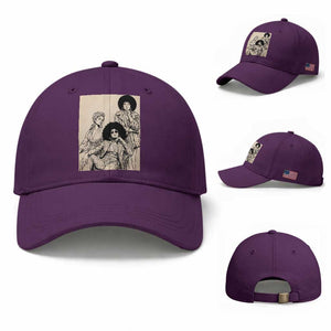 Vintage 70s Afro Queen Black Girl Pride Fashion Baseball Cap