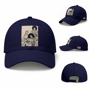 Vintage 70s Afro Queen Black Girl Pride Fashion Baseball Cap