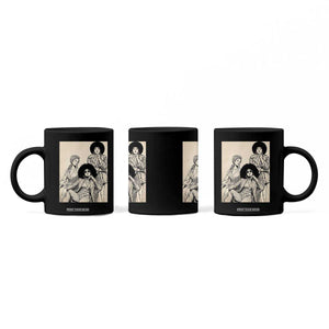 Vintage 70s Afro Queen Black Girl Pride Fashion Coffee Mug