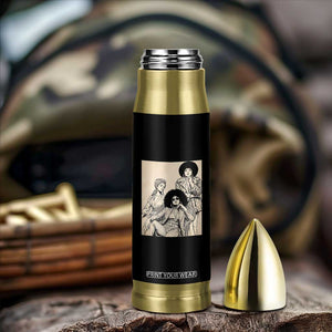 Vintage 70s Afro Queen Black Girl Pride Fashion Bullet Tumbler