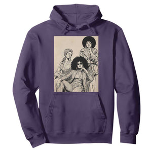 Vintage 70s Afro Queen Black Girl Pride Fashion Hoodie