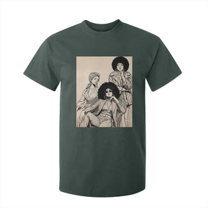 Vintage 70s Afro Queen Black Girl Pride Fashion T Shirt For Kid