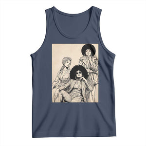 Vintage 70s Afro Queen Black Girl Pride Fashion Tank Top