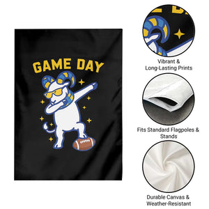 Funny Dabbing Ram Garden Flag Los Angeles Sports Fan Gift