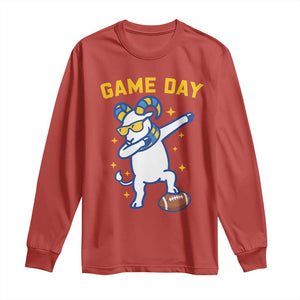 Funny Dabbing Ram Long Sleeve Shirt Los Angeles Sports Fan Gift