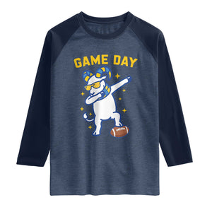 Funny Dabbing Ram Raglan Shirt Los Angeles Sports Fan Gift