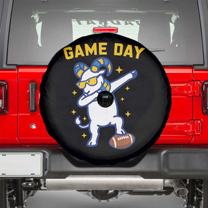 Funny Dabbing Ram Spare Tire Cover Los Angeles Sports Fan Gift