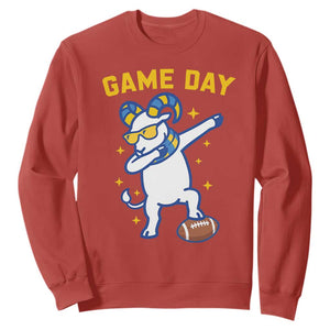 Funny Dabbing Ram Sweatshirt Los Angeles Sports Fan Gift