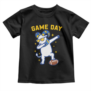 Funny Dabbing Ram Toddler T Shirt Los Angeles Sports Fan Gift