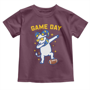 Funny Dabbing Ram Toddler T Shirt Los Angeles Sports Fan Gift