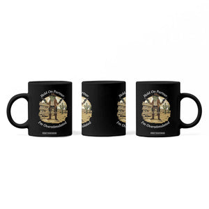 Hold On Partner I Am Overstimulated Coffee Mug Funny Cowboy Frog TS12 Print Your Wear
