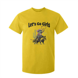 Cowboy Frog Riding Raccoon T Shirt For Kid Let's Go Girls TS12 Daisy Print Your Wear