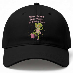 Funny Girls Trip Frog Baseball Cap Bags Packed Flaps Waxed TS12 Print Your Wear