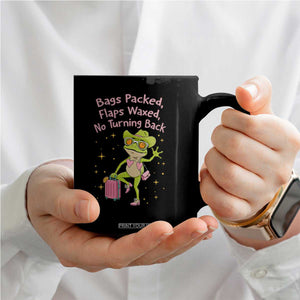Funny Girls Trip Frog Coffee Mug Bags Packed Flaps Waxed TS12 Print Your Wear