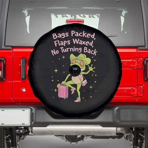 Funny Girls Trip Frog Spare Tire Cover Bags Packed Flaps Waxed TS12 Black Print Your Wear