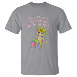 Funny Girls Trip Frog T Shirt Bags Packed Flaps Waxed TS12 Sport Gray Print Your Wear