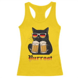 Oktoberfest Prost Cat Drinking Racerback Tank Top Funny Purrost German Beer Gift TS12 Daisy Print Your Wear
