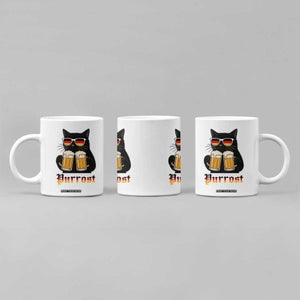Oktoberfest Prost Cat Drinking Coffee Mug Funny Purrost German Beer Gift TS12 Print Your Wear
