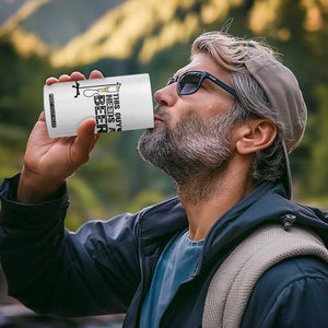 Funny Drinking Lover 4 in 1 Can Cooler Tumbler This Guy Needs A Beer TS12 Print Your Wear