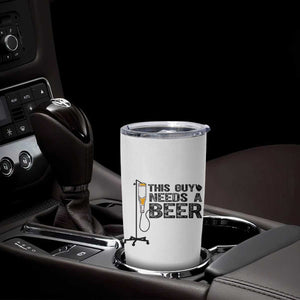 Funny Drinking Lover Tumbler Cup This Guy Needs A Beer TS12 Print Your Wear