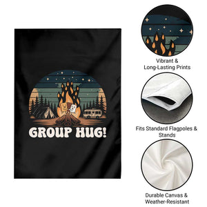 Funny Smores Camping Garden Flag Group Hug TS12 Print Your Wear