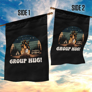 Funny Smores Camping Garden Flag Group Hug TS12 Print Your Wear