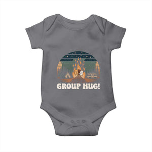 Funny Smores Camping Baby Onesie Group Hug TS12 Charcoal Print Your Wear