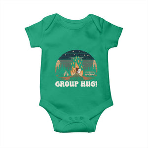 Funny Smores Camping Baby Onesie Group Hug TS12 Irish Green Print Your Wear