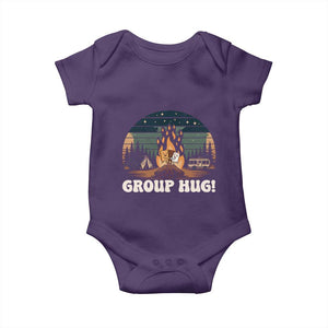 Funny Smores Camping Baby Onesie Group Hug TS12 Purple Print Your Wear