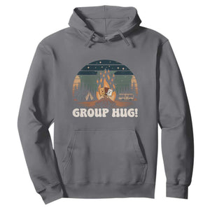 Funny Smores Camping Hoodie Group Hug TS12 Charcoal Print Your Wear