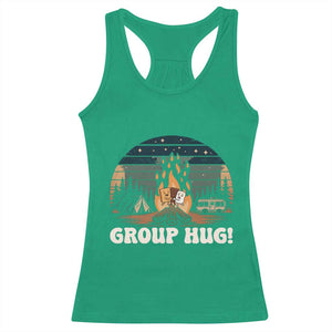 Funny Smores Camping Racerback Tank Top Group Hug TS12 Irish Green Print Your Wear