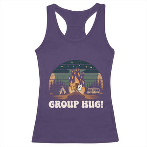 Funny Smores Camping Racerback Tank Top Group Hug TS12 Purple Print Your Wear