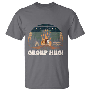 Funny Smores Camping T Shirt Group Hug TS12 Charcoal Print Your Wear