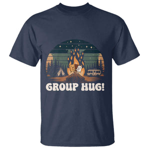 Funny Smores Camping T Shirt Group Hug TS12 Navy Print Your Wear