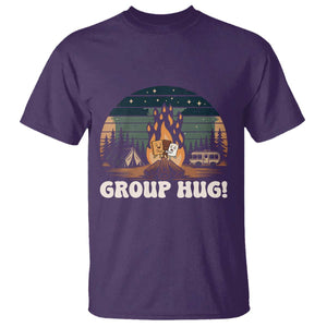 Funny Smores Camping T Shirt Group Hug TS12 Purple Print Your Wear