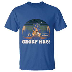 Funny Smores Camping T Shirt Group Hug TS12 Royal Blue Print Your Wear